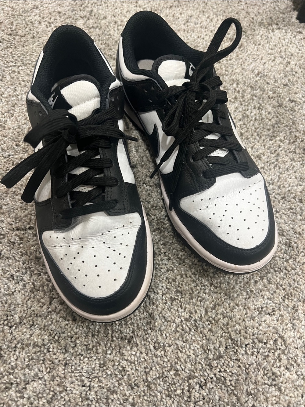 Nike Black and White Low-Top Sneakers
